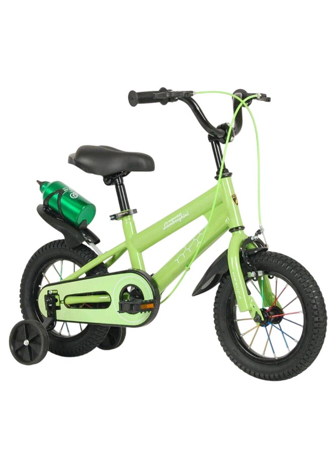 Lamborghini Adjustable Kids' Bike (18 inch, Green) - Image 1